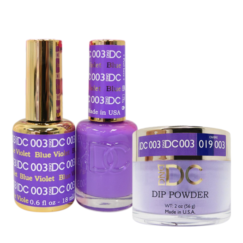 DC 3in1 Dipping Powder + Gel Polish + Nail Lacquer, DC003